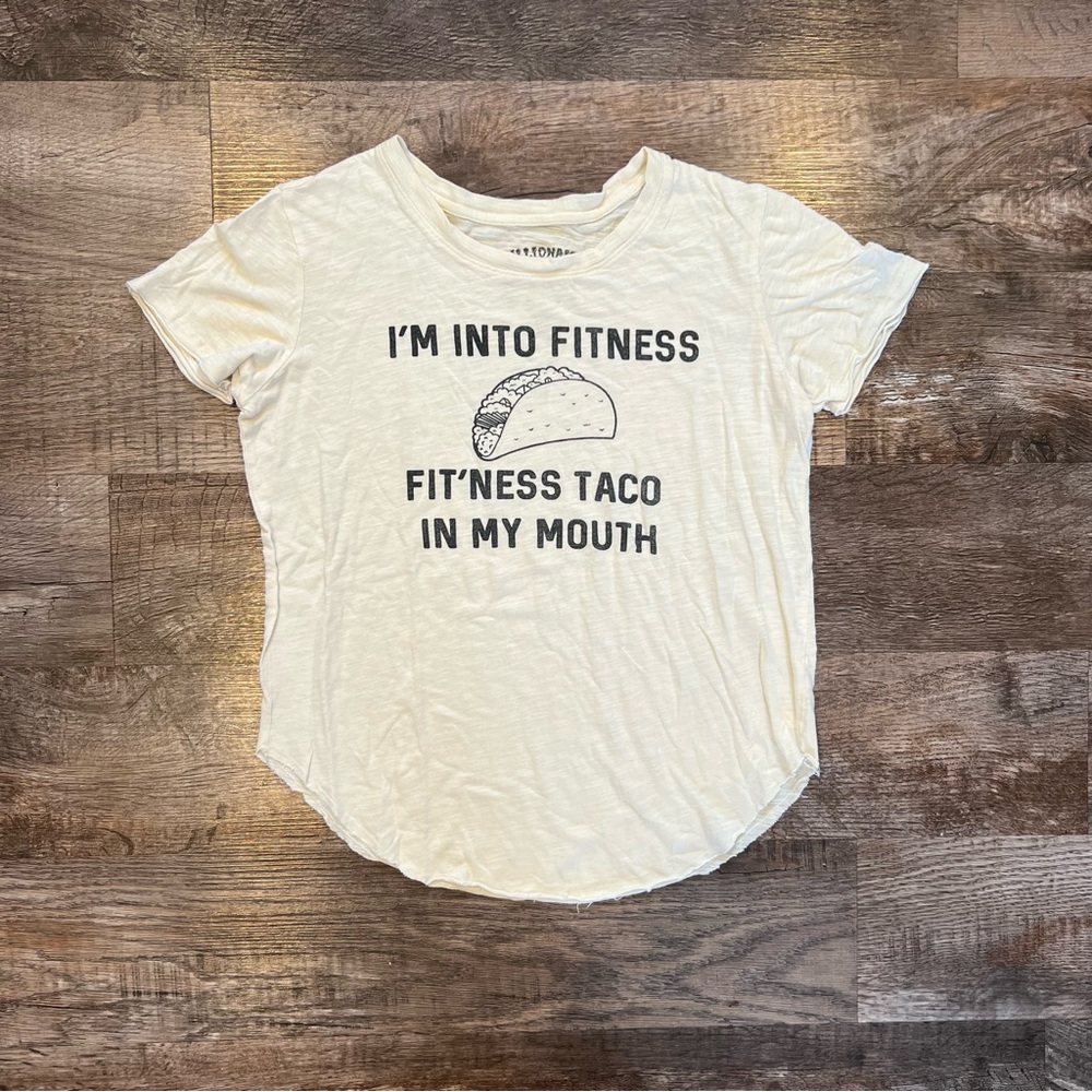 Chillionaire Funny Taco Shirt Size XS Lightweight
